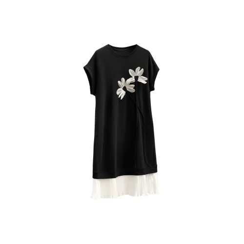 TOUCH Short-Sleeved Dresses Women's Black