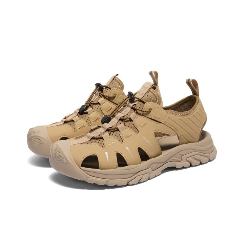 BELLE River Trekking Shoes Men Apricot, Black-4