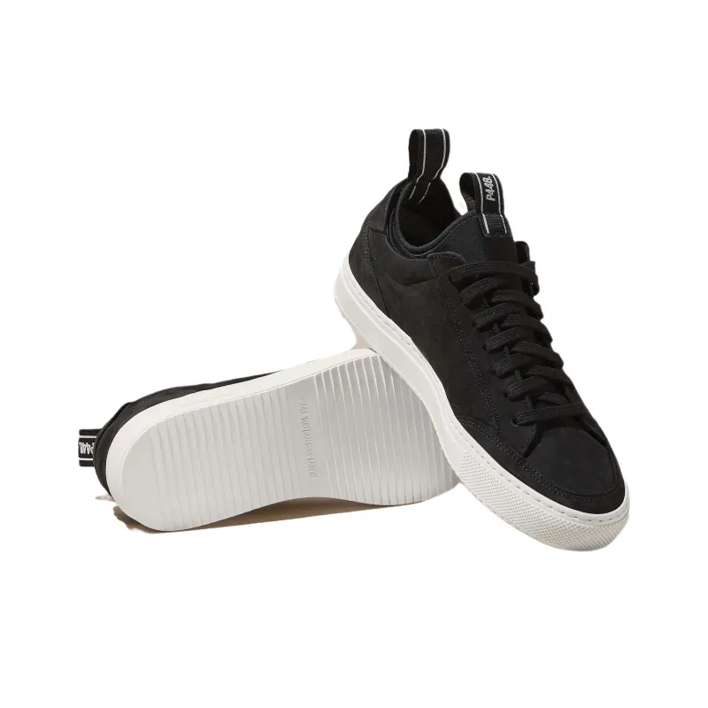 P448 Skateboard Shoes Unisex Black-3