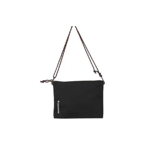 Converse Nylon Crossbody Bag Shoulder Bag Unisex Black/Marine Blue/Purple