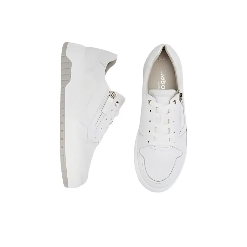 Gabor Low-Top Skateboard Shoes Women's White-3