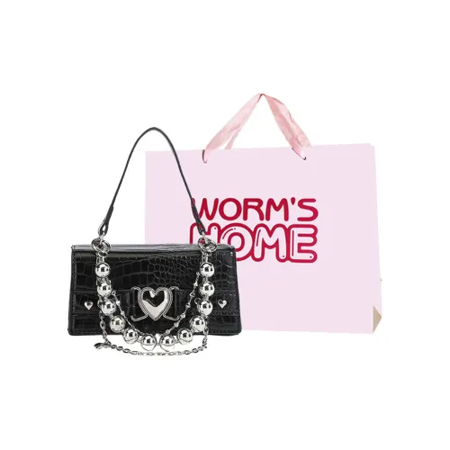 Worm's Home Shoulder Bags