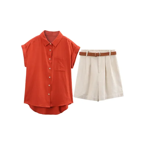 A Paradise For Awakening Casual Suit Women's Red