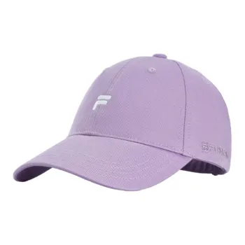FILA FUSION Cotton Baseball Caps Unisex Purple