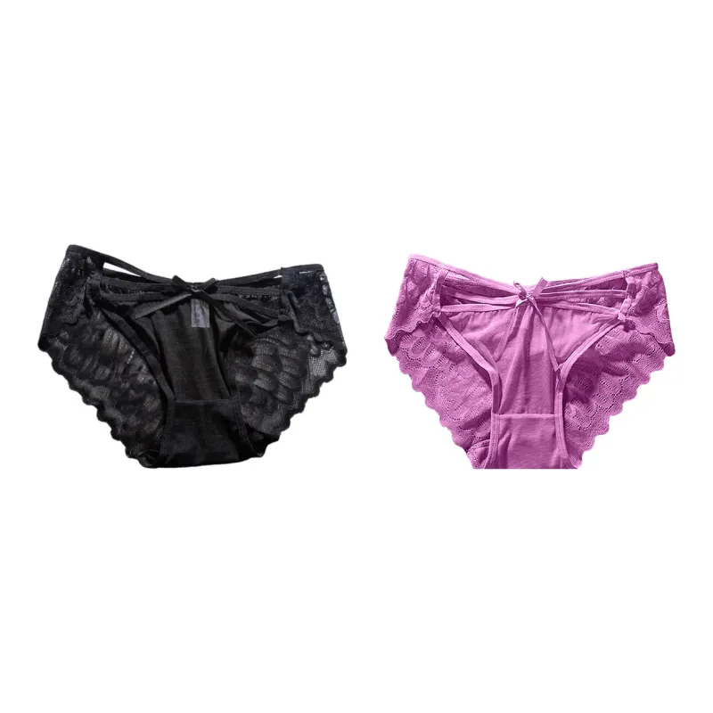 Flowers In Water Underpants Women's 2 Pack-4