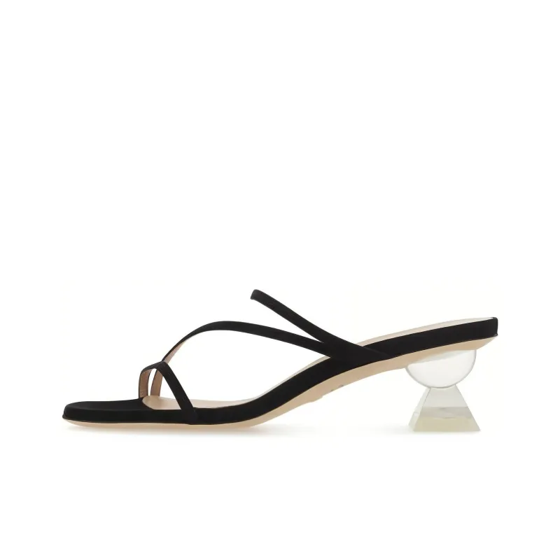 Stuart Weitzman/SW Slide Slippers Women's Black-0