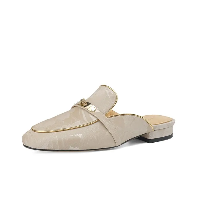 Echo&yolo TPR Sole Abrasion Resistant Slip Resistant Wrap toe Slippers Women's-15