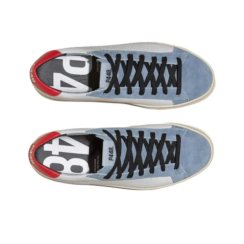 P448 Jack Haven/Tab Low Top Skateboard Shoes Men's Blue White-2