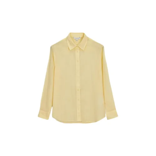 CLUB MONACO Shirts Women's Bright Yellow