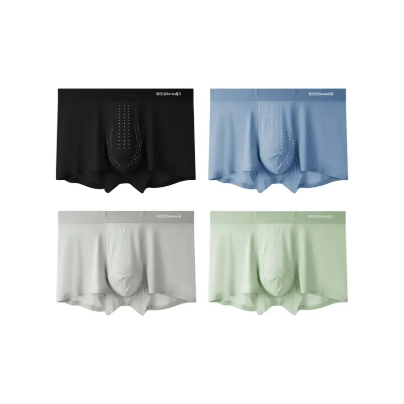 H YXIANG Underpants Men's 4 Pack-3