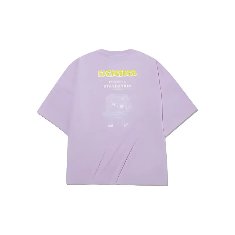 361° x SPONGEBOB SQUAREPANTS T Shirt Unisex Vine Purple-1