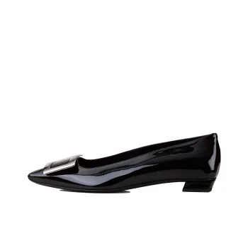 Roger Vivier Belle Buckled Ballerina Flats Women's