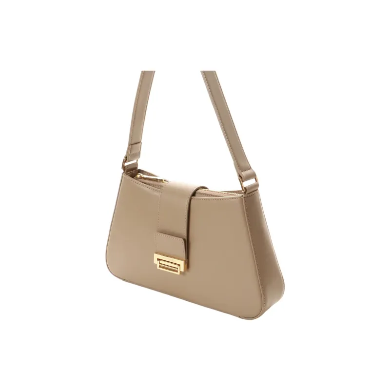 SAMANTHA THAVASA Synthetic Leather One Shoulder Handbags Large Size Women's Plain Fabric Color-3