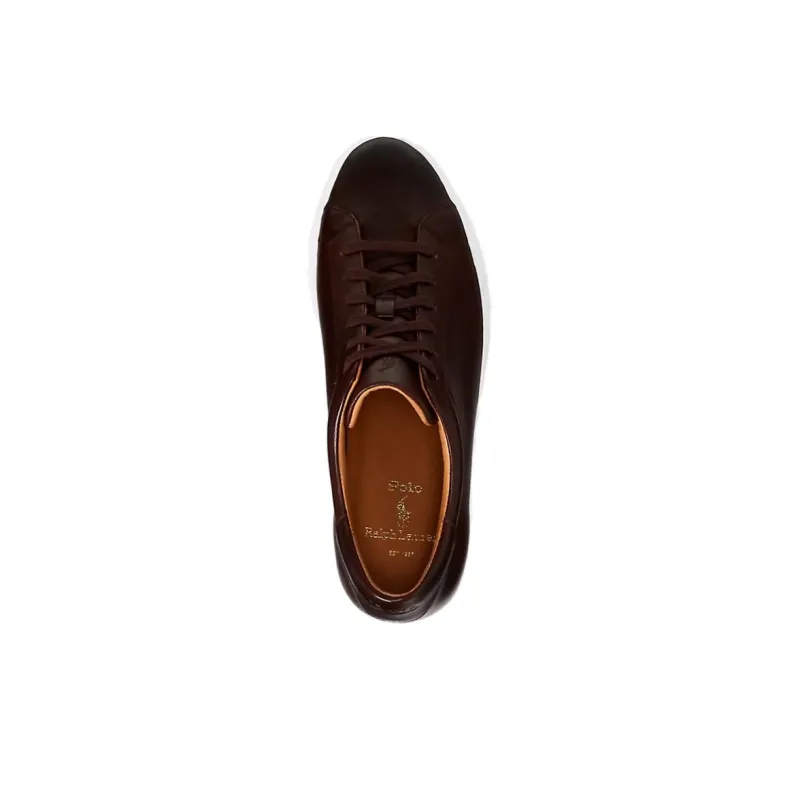 Polo Ralph Lauren Jermain Skateboard Shoes Men's Brown-3
