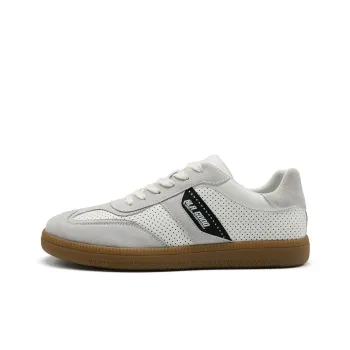 HLA German Army Trainers Vintage Classic Patchwork Breathable Perforated Casual Shoes Skateboard Shoes Men's