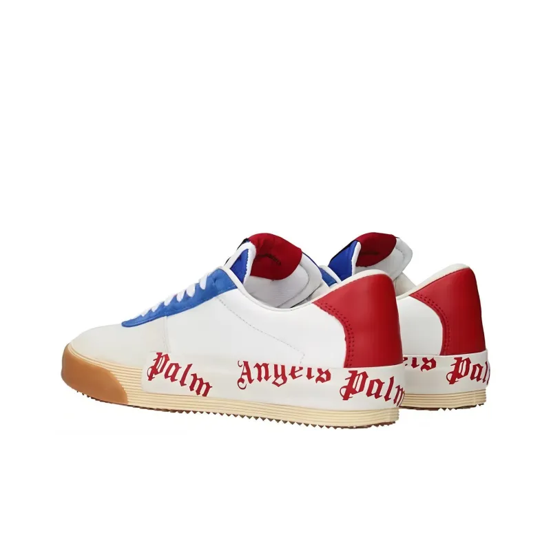PALM ANGELS Stylish Skateboarding Shoes Men's White Red-2