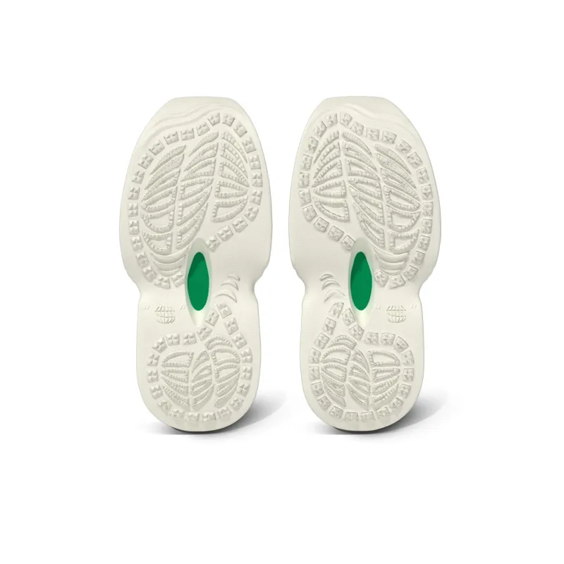 MAISON MISFIT 15 Gourmand Clogs Men's White Surface Green Base-4