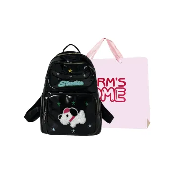 Worm's Home PU Backpack Women's Brown/Black