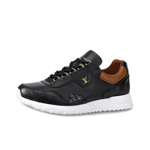 LOUIS VUITTON Run Away Casual Shoes Men Low-Top Black