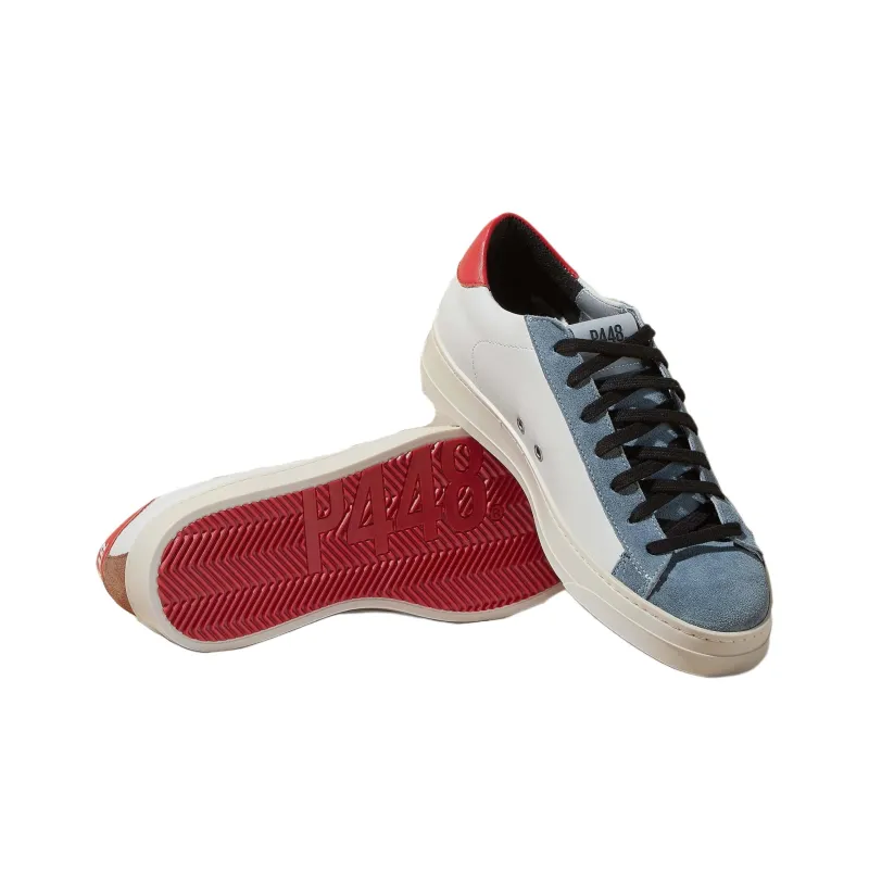P448 Jack Haven/Tab Low Top Skateboard Shoes Men's Blue White-4