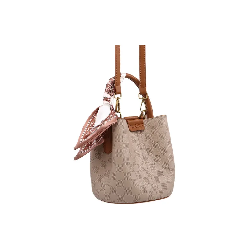 H YXIANG Microfiber Synthetic Leather Shoulder Bag Regular Women's Brown-7
