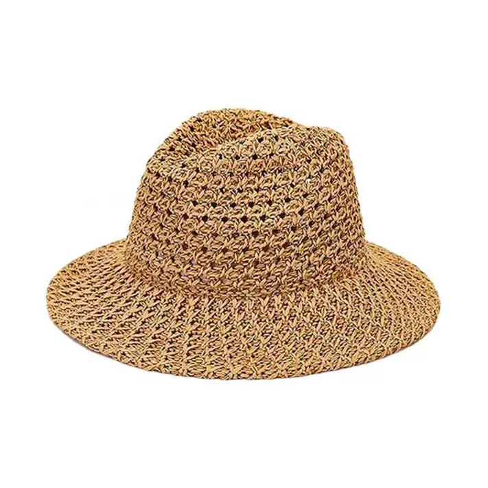 MUSTKOO Straw Woven Sun Protection Hats Unisex-0