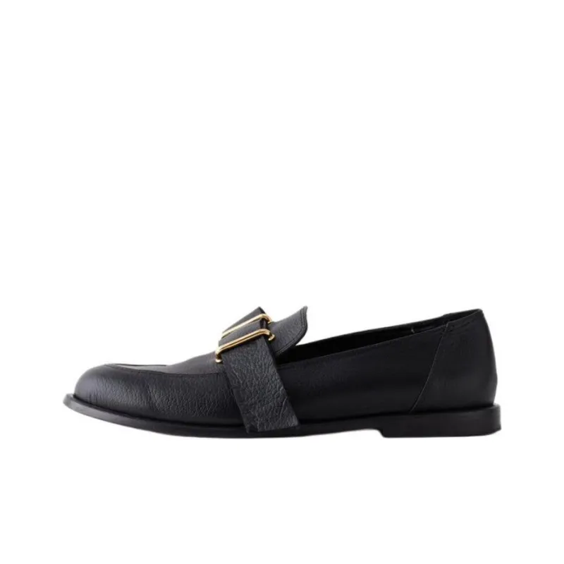 TIBI Morris Loafers Unisex Black-0