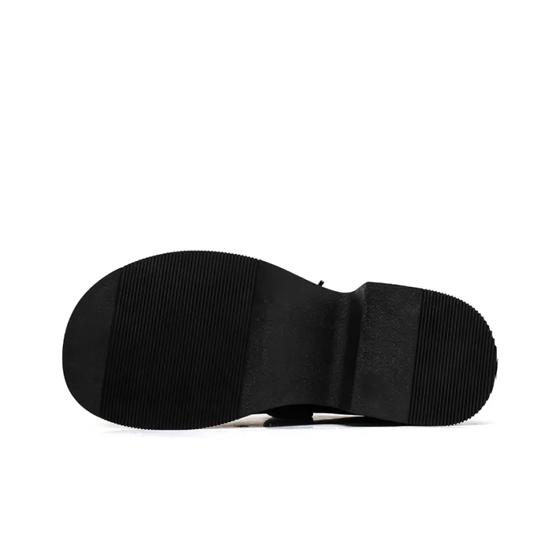 Beidouniao Men's Casual Shoes Men Low Top Black/White-6