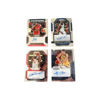 PANINI Bledsoe, Hardaway, Capela, McDermott Prizm Signature, Basketball Card, Card Product Access Sports Cards 4 Pcs