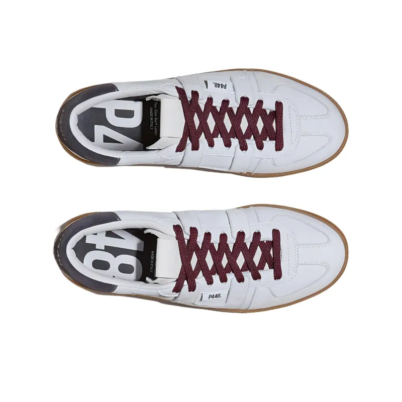 P448 Monza Low-Top Skateboard Shoes Women's White-2