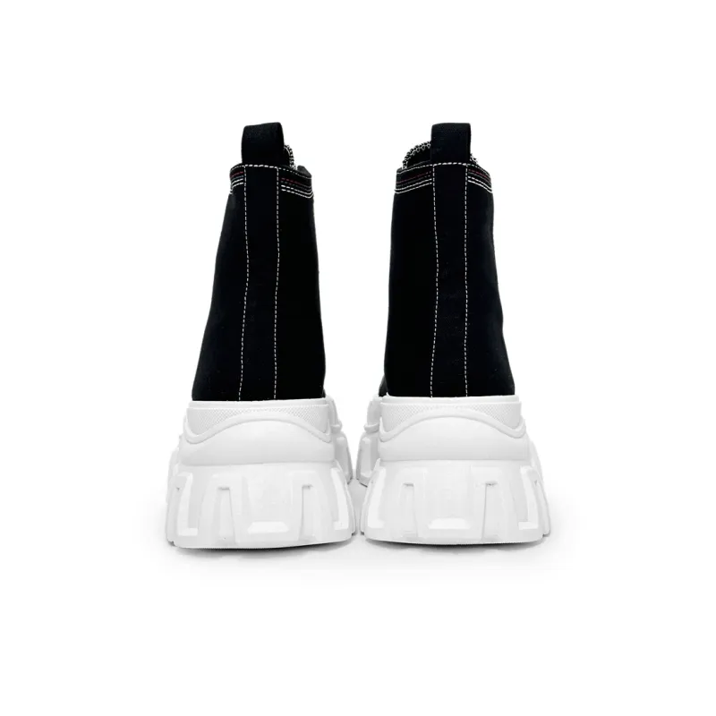 SLNU 3 Anti Slip Wear Resistant High Top Canvas Shoes Unisex-4