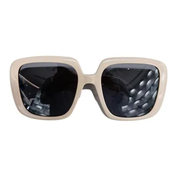 DIOR Square Sunglasses Women's Nude Pink