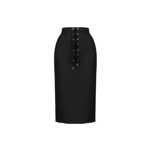 PINKO Casual Long Skirts Women's Black