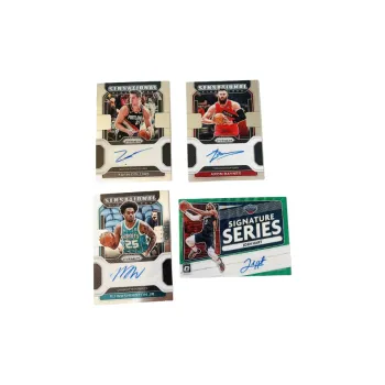 PANINI Collins, Baynes, Washington, Hart Signature 4 Piece Combination, Star Card, Card Access Pass Sports Cards 4 Pcs