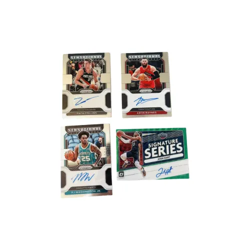 PANINI Collins, Baynes, Washington, Hart Signature 4 Piece Combination, Star Card, Card Access Pass Sports Cards 4 Pcs