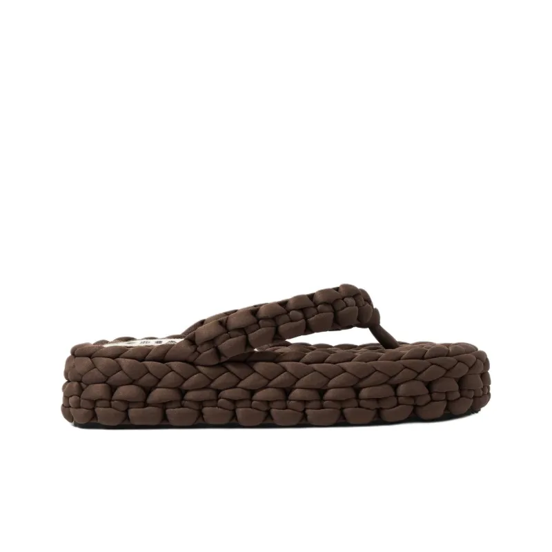 BIMBA Y LOLA Flip Flops Women's Brown-1