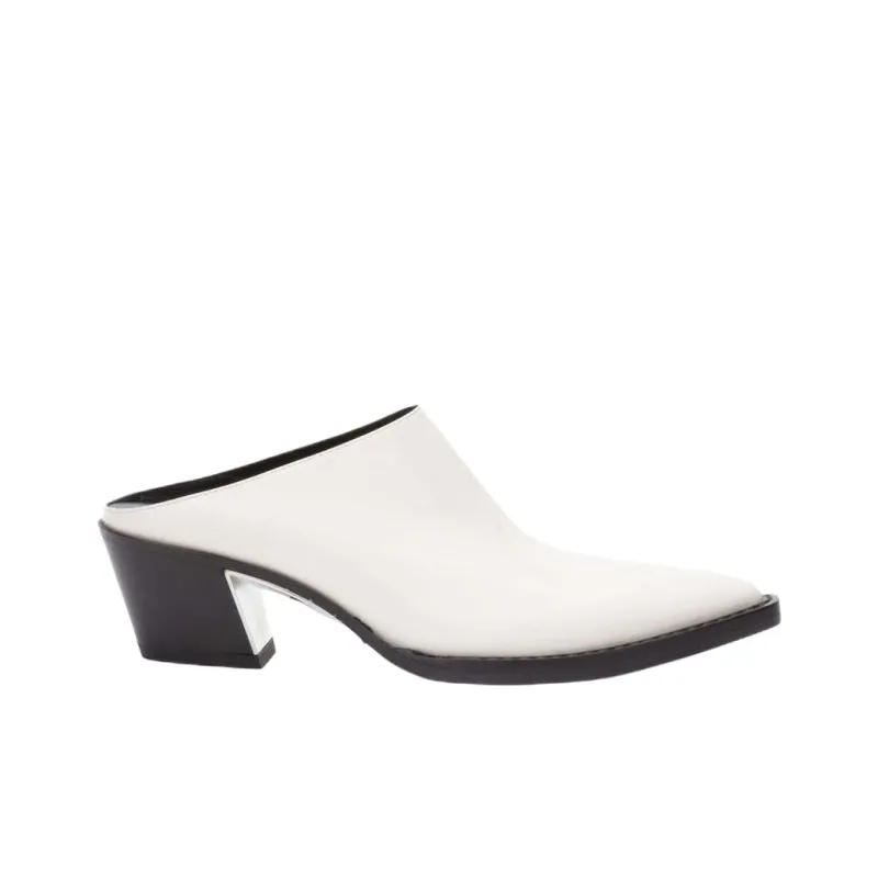 3.1 Phillip Lim Closed Toe Slippers 5.5cm Women's White-1