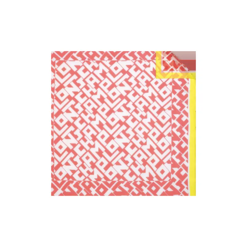 LONGCHAMP Wool Silk Scarves Women's Pink-1
