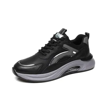 Bindu Casual Shoes Men Low Top Black/White
