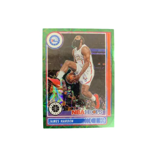 PANINI James Harden 2022 23 Hoops Green Circle Fold 76 Persons 13/18 Player Card Product Access Sports Cards 1 Pc