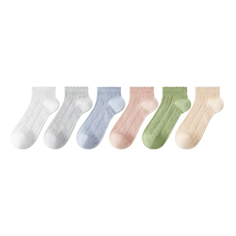 H YXIANG Ankle Socks Women's 6 Pack-5
