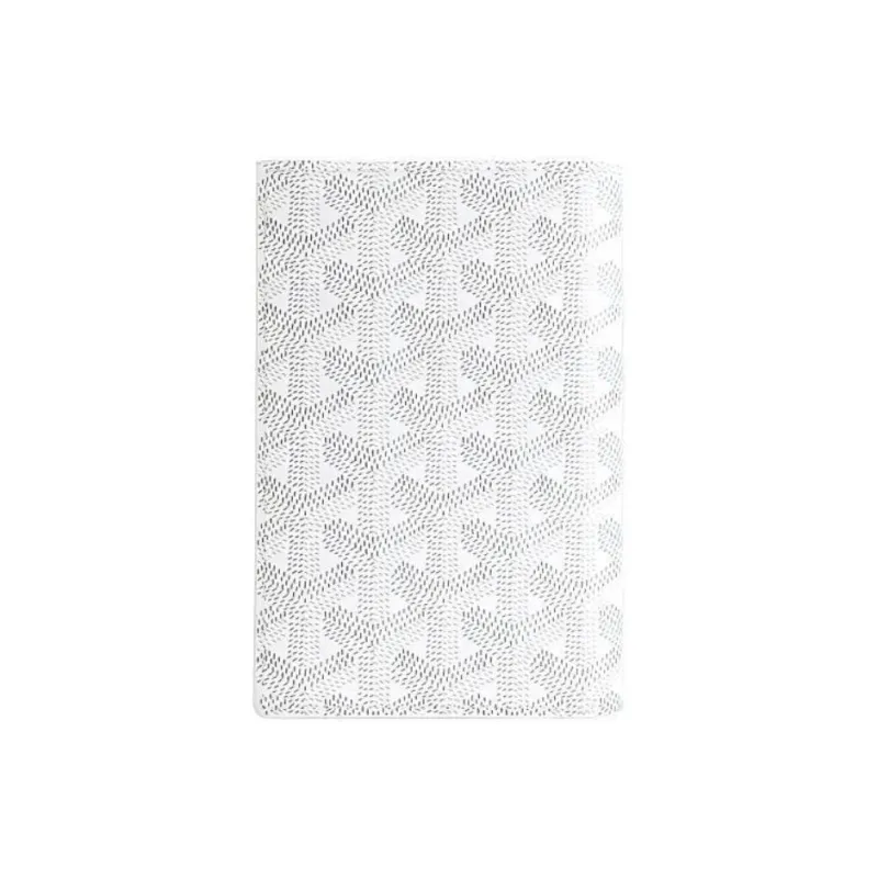 GOYARD Grenelle Canvas With Leather Card Holder Passport Holder Unisex White-3