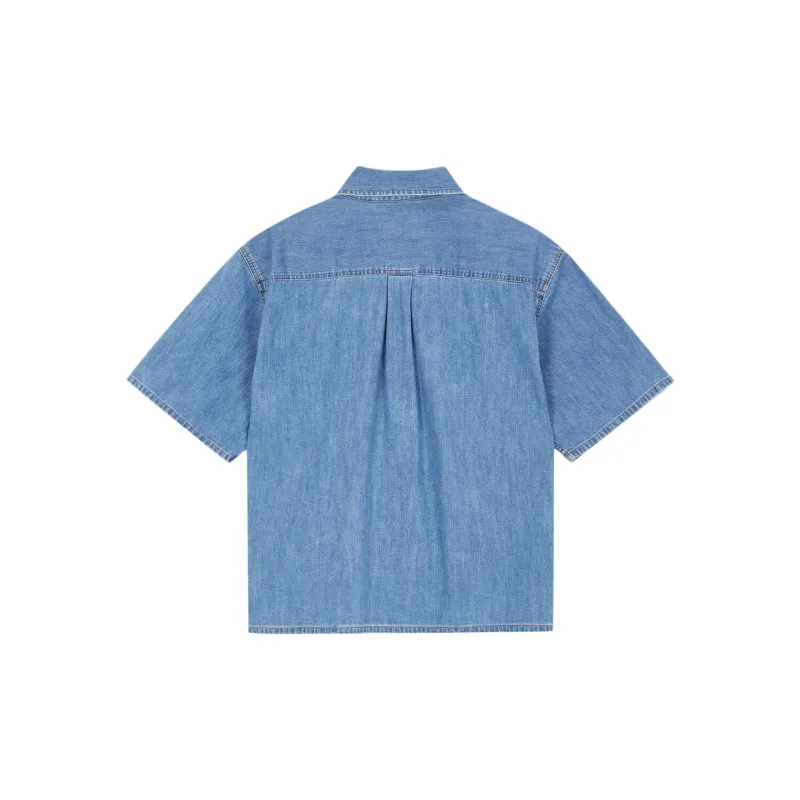 CALVIN KLEIN Shirt Men's Medium Blue-1