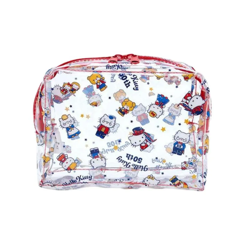Sanrio Polyester Makeup Bag Women's Transparent-0