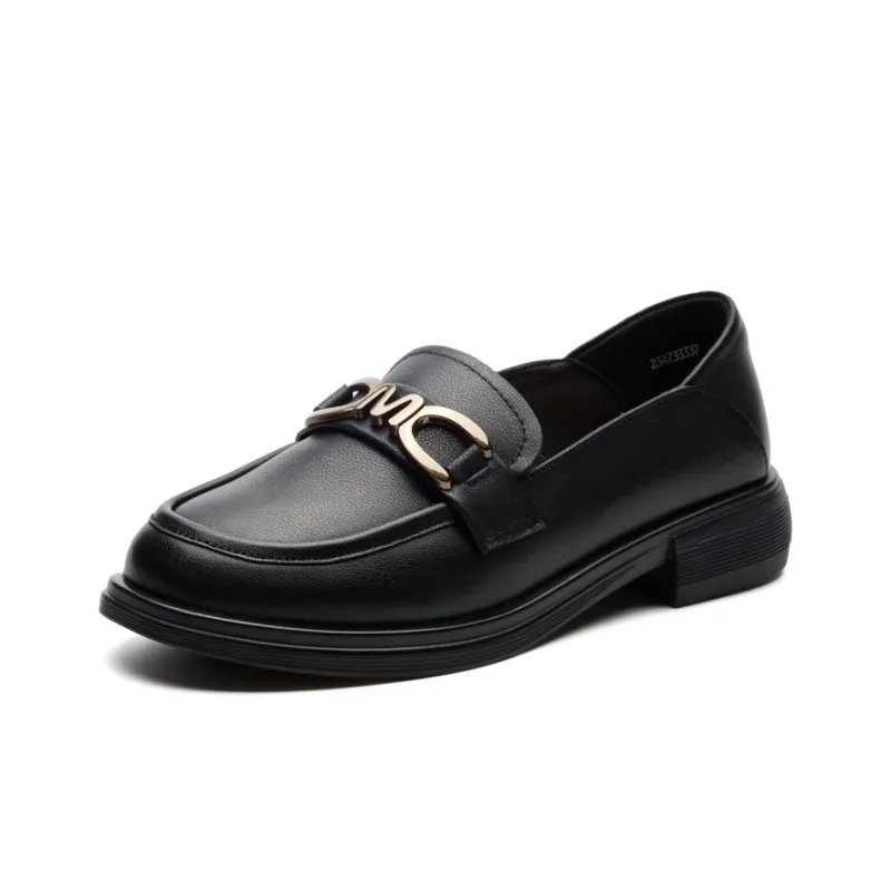 CAIHEE Loafers Women's Black/Ecru-1