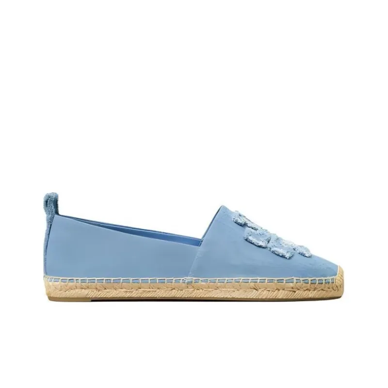 TORY BURCH Double T Denim Espadrilles-1