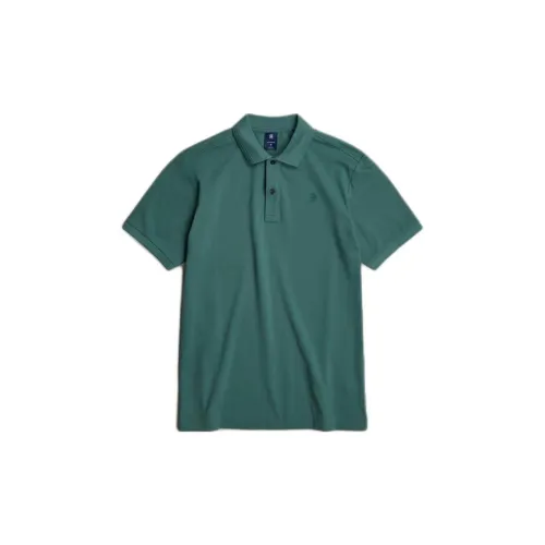 G-STAR RAW Polo Shirts Men Blue Spruce