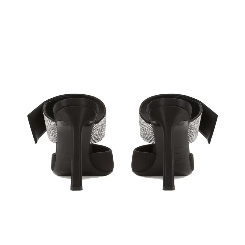 SERGIO ROSSI Paris 60mm Satin Mules-3