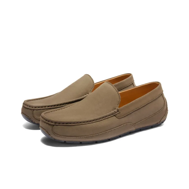 BELLE Gommino Loafers Men's Blue, Khaki, Coffee-8