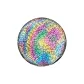 Size 5 Ball-Cracked Ice Design Reflective+Includes Mesh Bag+Steel Needle